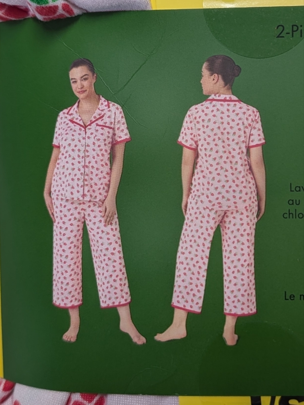 Kate Spade New York Raspberry Design Spring / Summer Pj Set ♠️ - Picture 4 of 9